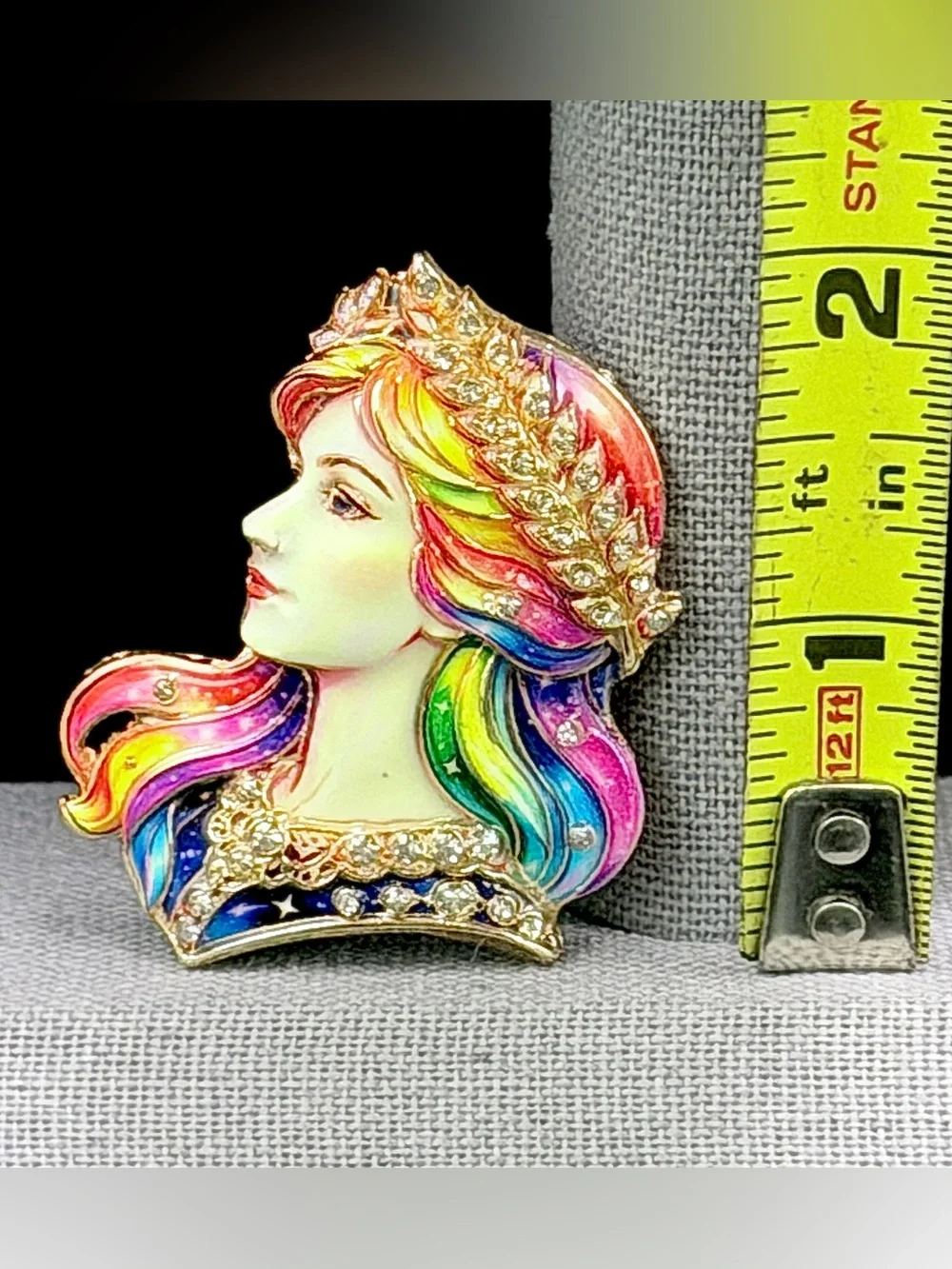 Virgo Goddess Zodiac Brooch